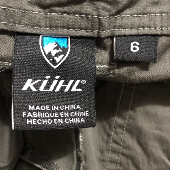 Kuhl Women’s Kontra Shorts 6 Carbon Hiking Outdoors Lightweight Pockets - Picture 6 of 9